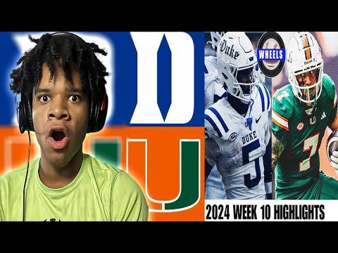 FonceKam Reacts To #5 Miami vs Duke | Full Game Highlights