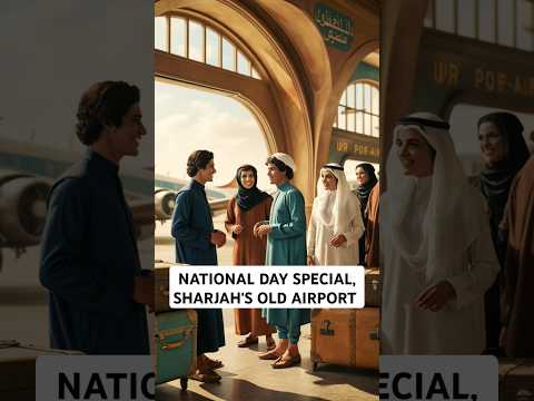 The national day of UAE, Sharjah's old airport #unitedarabemrites #uaenationalday2024