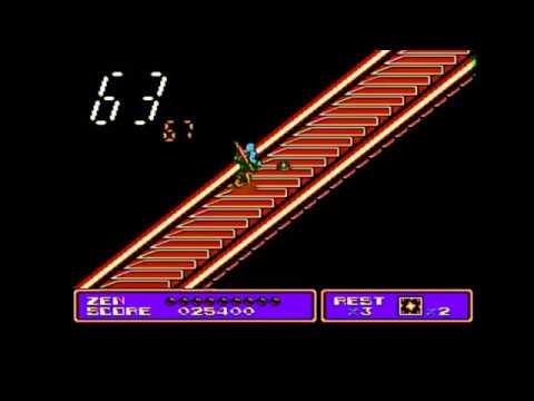 Zen: Intergalactic Ninja (NES) Unkillable No-Death Run