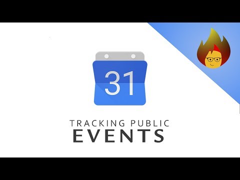 TRACKING Public Events | GOOGLE CALENDAR