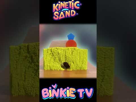 Learn Shapes With Kinetic Sand And Bowling Ball Bonanza  #kineticsand #kineticsandplay