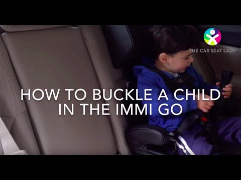 How to buckle a child in the IMMI Go car seat