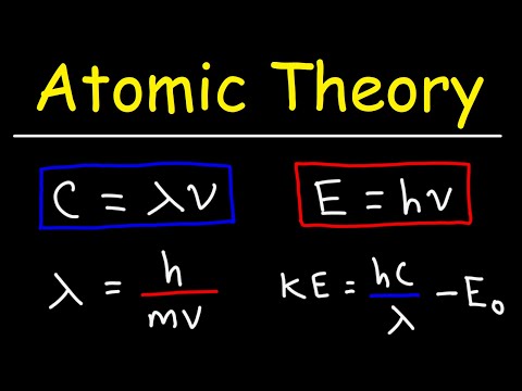 Atomic Theory Study Guide Review - Formulas