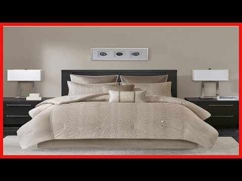 Madison Park Camelia Cozy Comforter Set-Trendy Design All Season Down Alternative Luxury Bedding