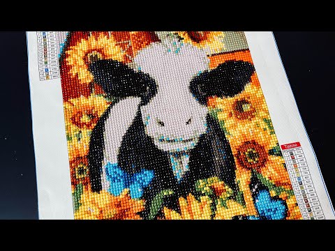 Completed Cow Diamond Painting | EVERYDAYEDEALS