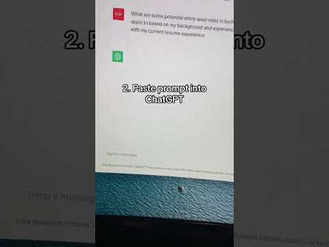 Easily find out what roles you’d be qualified for using this one trick #chatgpt #jobsearch #techjobs