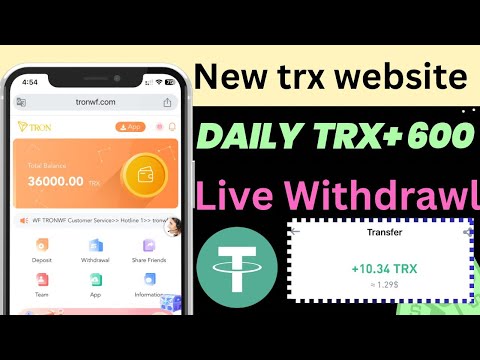 Best tronwf mining site | Best Earning site | newsite launching today | longtime trusted income site