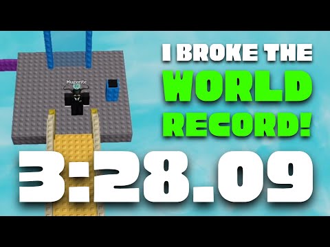 SPEEDRUNNING The New RETRO OBBY In 3:28! (WORLD RECORD) | Roblox Slap Battles