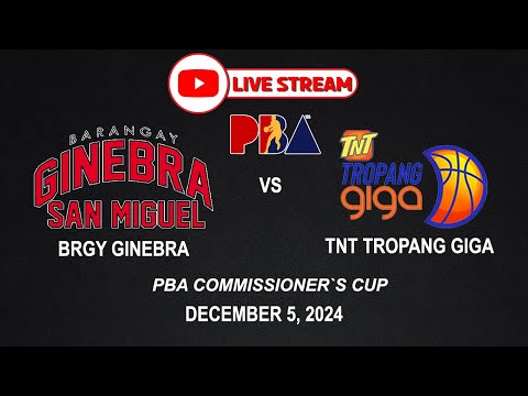 LIVE NOW! BRGY GINEBRA vs TNT TROPANG GIGA | PBASeason49 | December 5, 2024|NBA2K24 Simulation Only