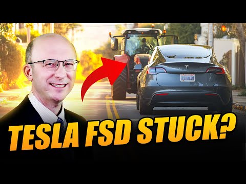 Will FSD Get STUCK Behind Slow Moving Vehicles?