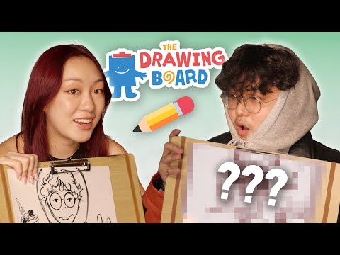 Teaching HOJEAN How to Draw a Self-Portrait!