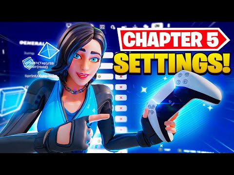 *NEW* BEST Controller Settings For Fortnite Chapter 5 Season 4! 🎮 (PS4/PS5/XBOX/PC)