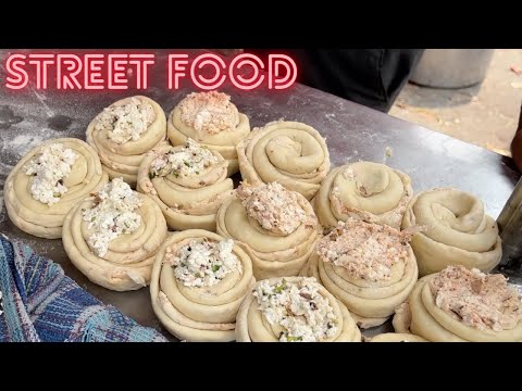 [Street Food Compilation] 6 types of Naan Paratha Sheermal Flatbread