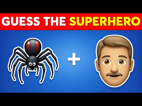 Guess the Superhero by Emoji 🕷🦸 Emoji Quiz