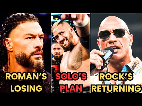 Roman Reigns Losing The Ula Fala | Solo Sikoa's New Masterstroke | The Rock's Returning....