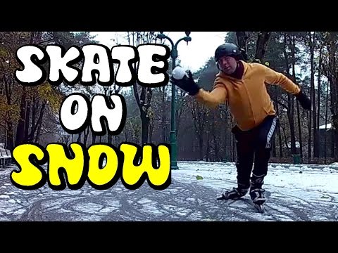 Rollerblading on WET SNOW - How's it Rolling? #1