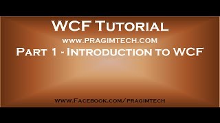 Part 1   Introduction to WCF