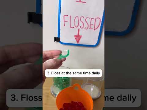 How I started a flossing habit #flossing #baby #hacksforlife