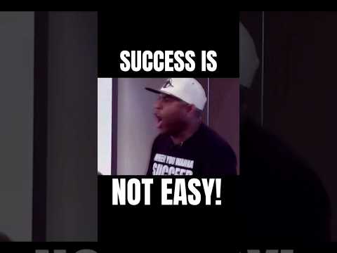 SUCCESS IS NOT EASY! | Spoken by Eric Thomas #motivation #mindsetmatters