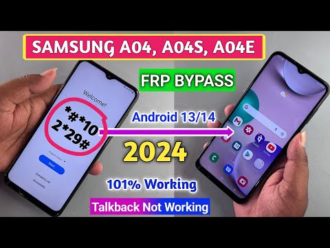 Samsung A04/A04s/A04e Frp Bypass Android 13/14 Without Pc 2024 | TalkBack Not Working