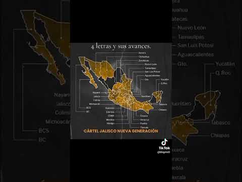 4 LETRAS Y SUS TERRITORIOS EN MEXICO #CJNG