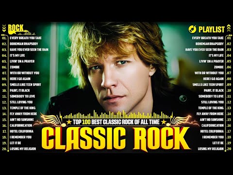 Classic Rock Greatest Hits 60s 70s 80s 🔥 Metallica, Queen, Nirvana, Bon Jovi, Guns N' Roses