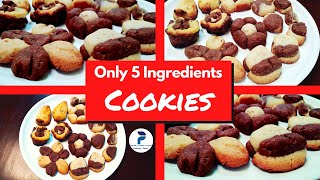 HOMEMADE COOKIES WITHOUT OVEN | EGGLESS BISCUITS WITHOUT OVEN