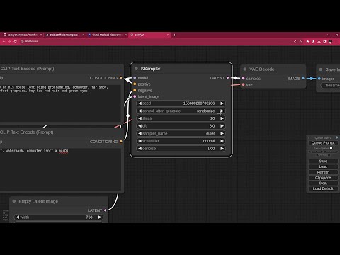 ComfyUI (Stable Diffusion UI), Quick Start with local installation on Linux