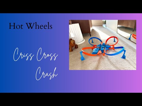 Hot Wheels Criss Cross Crash Track Set 🚗💥 Motorized Booster Action! | Amazon Exclusive Toy Car Fun!