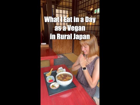 What I Eat in a Day as a Vegan in Rural Japan - My Life in Japan #shorts