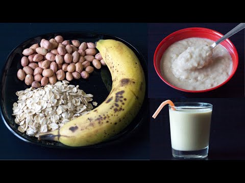 Baby Food | Weight Gaining Porridge with Oats, Peanuts & Banana | Healthy Baby Food for 8M-5Yrs