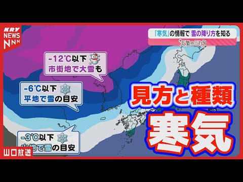 冬本番！「寒気」の見方と寒波の種類を徹底解説【天気のミカタ】