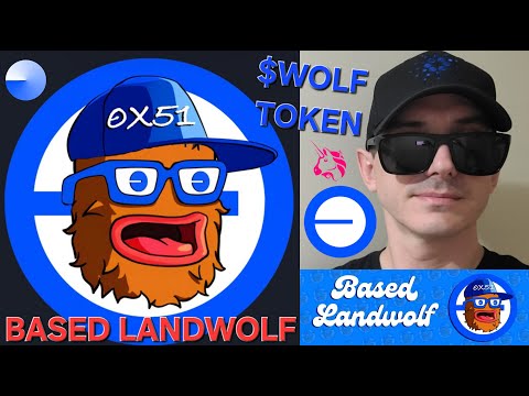 $WOLF - BasedLandwolf TOKEN CRYPTO COIN HOW TO BUY BASED LAND WOLF BASE UNISWAP LANDWOLF MEMECOIN