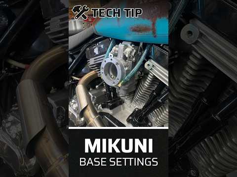 Mikuni Base Settings #motorcycle #shorts #short #harley #harleydavidson #custombike