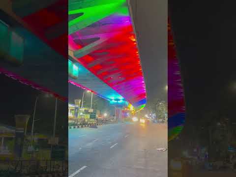 Jaipur City Light Flyover #jaipur #lighting #shorts #jaipurcity #flyover