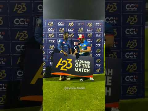 A23 Badashaha of the match। Darling Krishna। Kb vs Mh । mlMan of the match।#ccl #karnatakabulldozers