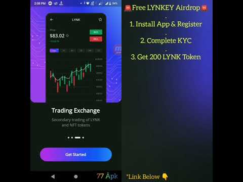 🌈Claim Free 200 LYNK Token🌈Lynkey Airdrop 20$ 💥77 Âpk