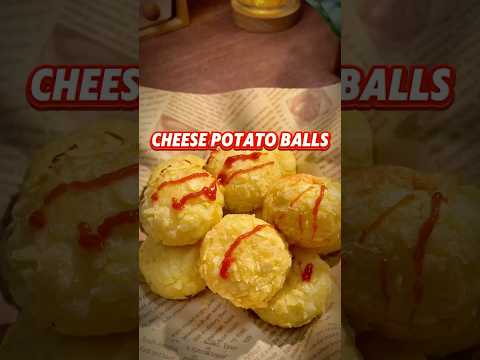 Super delicious cheese  potato balls,  without deep frying  #potato #hashbrowns #mashpotato