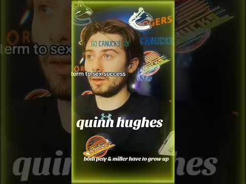 Vancouver Canucks Quinn Hughes didn't deny problems. #canucks #hockey#nhl #NHL #canucksarmy #shorts