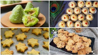 4 Eggless Biscuits Recipes | Deepavali Cookies | Biskut Tanpa Telur