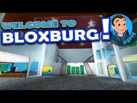 Building the Grand Entryway in Roblox Welcome to Bloxburg!!