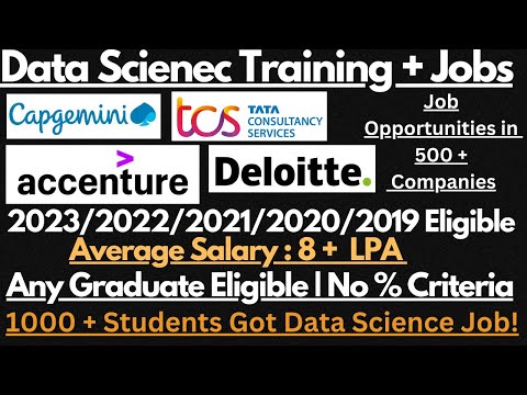 Book A Data Science Demo Session |Data Science Training + Job Assistance | Average Salary : 8 LPA🔥🔥