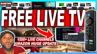 AMAZON ADDS 1500+ FREE LIVE CHANNELS HUGE UPDATE!