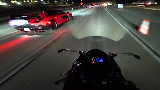 Ninja H2 Meets $1.5 Million McLaren Senna!