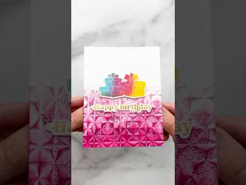 Making An EASY DIY Birthday Card In MINUTES!🤯🥳 ASMR Crafting #asmr #asmrsounds #craft