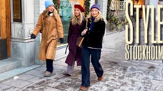 -1°C in Stockholm ❄️| Northern European Street Style | Scandinavian Winter Fashion Trends 2024/2025