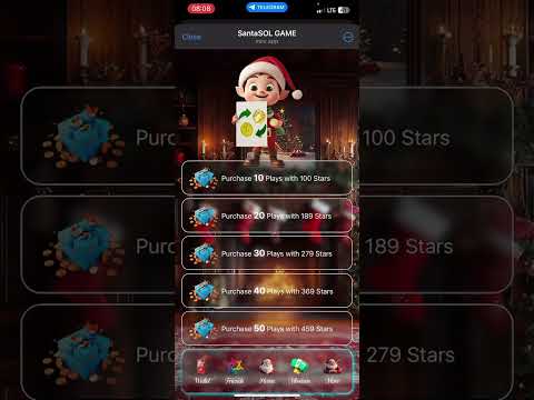 I Am Getting Free Money From Santa Claus! | SantaSOL GAME Airdrop #touchbillions