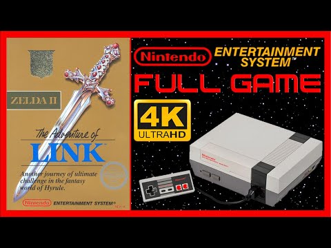 Zelda II: The Adventure of Link [NES] - Full Game Walkthrough / Longplay (4K60ᶠᵖˢ)