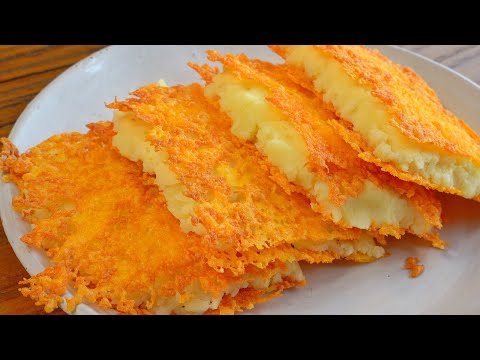 Super Crispy Cheese Potatoes!! Only 2 Ingredients!! Try This!!