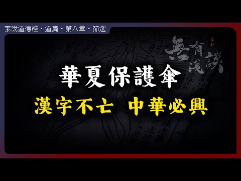 華夏文明真正的保護傘，漢字不亡，中華必興！